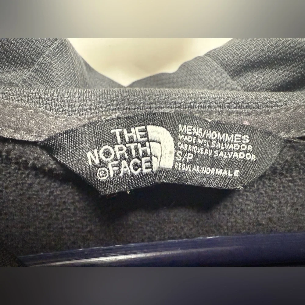 The North Face Men's Charcoal and Teal Hoodie Small Sweatshirt 0103